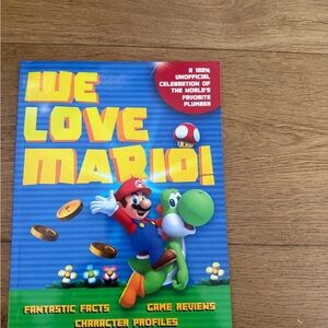 Nintendo We Love Mario! Book - Blue & Green